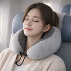 베누 편안한 메모리폼 목베개, 다크 그레이