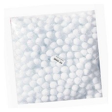 반짝이 솜방울 흰색 1cm 수공예부자재, 이천개입x1봉