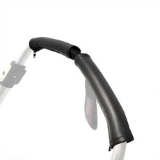 유모차 핸들 커버 Bugaboo bee3 bee 5 bee + 베이비 캐리지 PU 가죽 팔걸이 케이스 보호 커버 액세서리, 01 Black, 1개