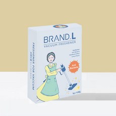 1+1 브랜드엘 청소기 향균소독 탈취제 레몬향 본품 15개월 사용분, 50g, 2개, 레몬