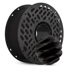 CaiLab 고강도 고탄성 PLA+ 3D 프린터 필라멘트 1.75mm 노즐 막힘 없는 선경 안정성 1kg, 검정색, (PLA)