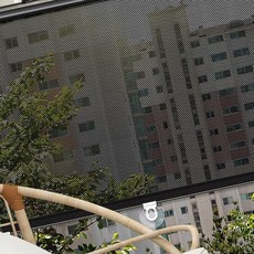대형 창문 부착형 블라인드 와이드 암막 햇빛 차단 가리개