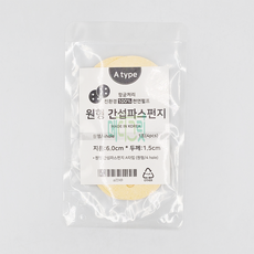 ICT용 간섭파 스펀지 원형 A타입 6.0x1.5cm 4개입 국산, 1개