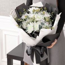 킹덤국화꽃다발 60cm 조화 인테리어, 1개