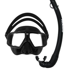 Frenzel 自由潛水面罩浮潛套組, FZM02 琥珀中心黑套裝