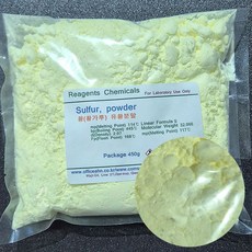 오피스안&컴사이언스 Sulfur Power 황가루 (유황분말) 화)450g 시약