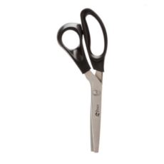 피스코리아 평화 핑킹100 가위, 검정