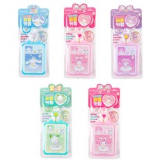 산리오 캐릭터 꼼지락 퍼즐 키링 (캐릭터 중복 없음) 슬라이딩, 16피스, 5개