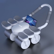 4륜 에이비 ab 슬라이드 휠 휠러 롤러 코어강화 복근 복부 배 뱃살 운동기구, 4륜 화이트 (무릎패드증정)