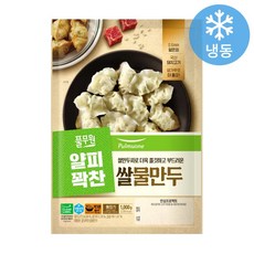 풀무원 얄피꽉찬 쌀물만두, 1kg, 4개