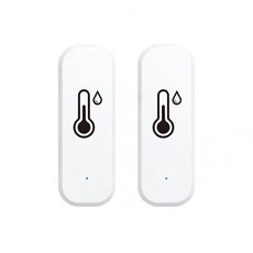 Zigbee 온도 및 습도 센서 스마트 홈 멀티룸 그룹 컨트롤 지그비 3.0 허브와 호환 2팩, Zigbee 온도 및 습도 센서, 스마트 홈 멀티룸 그