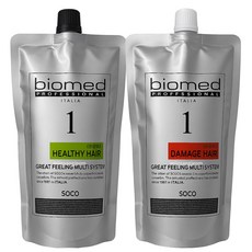 바이오메드 그레이트 필링 멀티 시스템 매직약 셋팅 아이롱 볼륨매직 스트레이트 셀프 미용실, 1개, 700ml, 3.손상모+액상타입