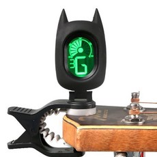 SWIFF 卡通蝙蝠俠夾式調音器 適用於烏克麗麗/吉他/貝斯/小提琴, 1個