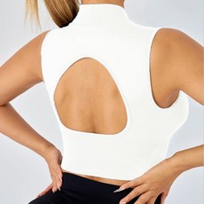 HONG XIU 前拉鏈運動背心 全新面料彈力舒適