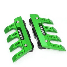 프론트 포크 프로텍터 펜더 슬라이더 머드 가드 오토바이, 1개, 16. green-DS625X