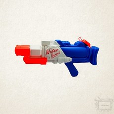 오로라 물총 8000 저스트샷 블루 워터건 700ml 1개입