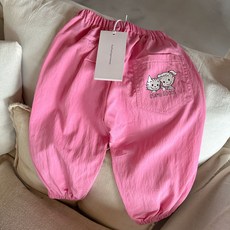 男童防蚊褲 夏款褲子兒童夏季沙灘褲百搭女童休閒褲天絲棉, 100cm