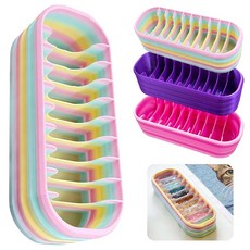 루베이 보석십자수 비즈 보관함 케이스 독립 분리 수납 책상 정리 깔끔 십자수/보석/공예, 핑크 그러데이션, 1개