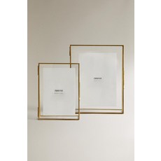 zara 자라 트라이앵글 스트럭처 액자 - 골드308799, 18 x 13 x 4.5 cm