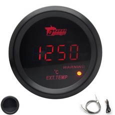 쿠쿠스토어 2"52MM 배기 가스 온도 게이지 블랙 컬러 디지털 레드 Led, 8.Exhaust Gas Temp