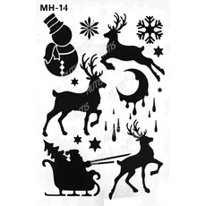 A40-0418型染版(Stencil)-蝶古巴特diy-簍空模板-塗鴉模版-繪畫模版, 1個, A40-0418