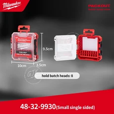 밀워키 48-32-9921 임팩트 드라이버 액세서리용 맞춤형 중형 PACKOUT 호환 케이스, 01 빠른  Mainland, 02 48-32-9930