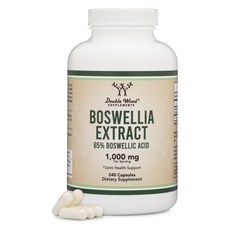 Double Wood Boswellia Extract 1000mg 膠囊, 240錠, 1個