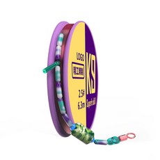 민물 낚시줄 원투 낚시채비 카본줄 원줄 채비세트, 4.0호, 2개, 혼합