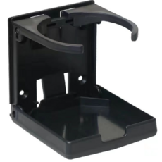 셀렉트템 자동차 접이식 컵홀더 컵걸이 버스 홀더 수납 폴딩, 그레이, 1개