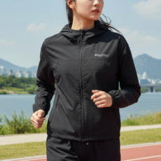 디스커버리 여성 바람막이 크롭 자켓 경량 UV차단 냉감 러닝복 헬스복 등산복 트레이닝복 운동복