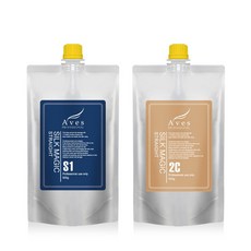 아베스 실크 매직 손상모 500g 1제 2제 세트 다운펌 셀프매직약, 1개, 500ml