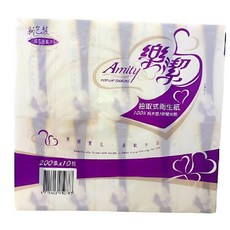 樂潔抽取衛生紙【紙張加厚加大】不易破 大尺寸, 1箱, 200張
