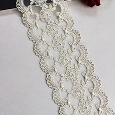망사레이스 리본글로리금사-아이보리 (1544678) C7, 1개