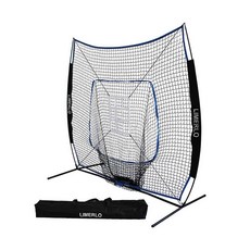 스윙연습 그물 네트 훈련 야구 트레이닝 피칭연습, 파란색 야구망 +스트라이크 시트 + 볼 랙, 1개