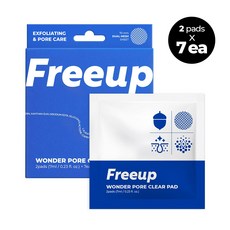 프리업 원더 포어 클리어 패드 (휴대용 키트/7개입), 14매입, 1개