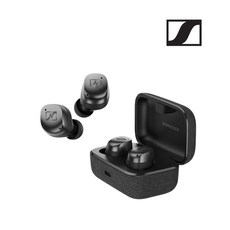 Sennheiser MOMENTUM True Wireless 4 真無線藍牙耳機 舒適配戴 高音質抗噪 內建麥克風, 黑色, MTW4