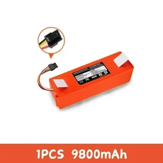Xiaomi Roborock S55 S60 S65 S50 S51 S5 MAX S6 용 기존 9800mAh BRR-2P4S-5200S 로봇 식 진공 청소기 교, 04 9800mAh