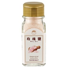 新光 黑胡椒鹽 香草粉 檸檬椒鹽粉 丁香粉 十三香 柚子粉 香料調味粉, 1個, 玫瑰鹽_60g
