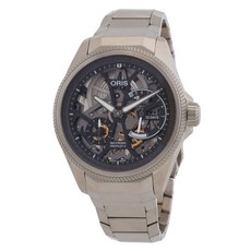 오리스 빅 크라운 프로파일 핸드 와인드 스켈레톤 다이얼 남성용 시계 01 115 7759 927193