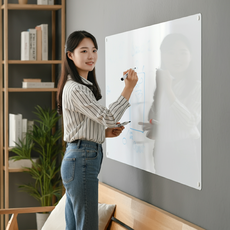 스틱온 특허 받은 붙이는 화이트보드 3초 탈부착 메모시트, 화이트