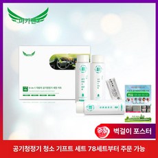 에바크리닝 내시경 자동차 청소 증발기 제거기 냄새제거, 에어컨 세척 키트 선물 상자 78세트, 1개