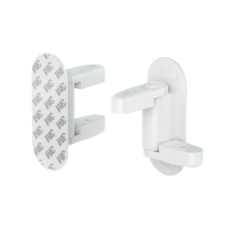 록스프링 현관문 화장실 방 잠금장치 안전 고리 문열림방지, 화이트(단일색상), 1개