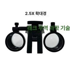 피부과 램프 확대경 보조등 이동식 수술용 조명 미용, 1개, 2.5X 돋보기