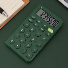 8자리 심플 전자계산기 2p세트(그린), 그린, 단품