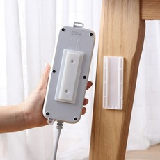 소품걸이 무타공 접착형 멀티탭 리모컨 정리 거치대