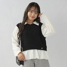 LOVETOXIC女款兩件式背心雪紡衫