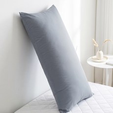 네모라인 국내생산 스마일 등받이 침대 헤드 등 쿠션 커버 (솜 별도), 그레이, 1개