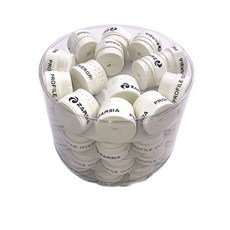 60 ZARSIA 테니스 오버 그립 천공 끈적 끈적한 느낌 라켓 교체 배드민턴, Z White