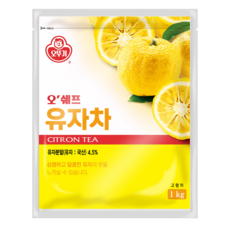 오뚜기 오쉐프 유자차, 1kg, 1개입, 3개