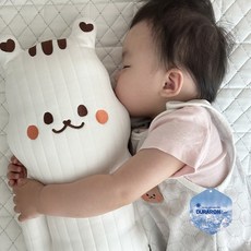 돗투돗 시원한 듀라론 냉감 아기 바디필로우 인형, 돗람이